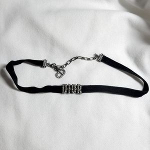Dior Black Velvet Choker